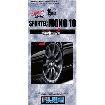 1/24 THE ホイールシリーズ 19インチ スポーテックMono10 (TW12) フジミ, FUJ92802, by フジミ