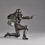 タケヤ式自在置物 プロテクトギア 「34年式特殊増加装甲」 黒Ver. 海洋堂, KYD20489, by 海洋堂