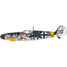 1/72 ドイツ空軍 メッサーシュミット Bf 109 G-2 ギュンター・ラル ファインモールド, FIN81059, by ファインモールド
