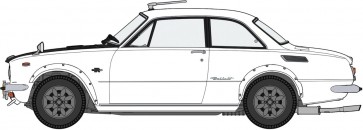 1/24 いすゞ ベレット 1600GTR 前期型 カスタムバージョン ハセガワ, HAS08025, by ハセガワ