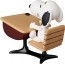 UDF PEANUTS SERIES 18 Snoopy with desk  メディコム・トイ, MED58440, by メディコム・トイ