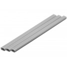 プラ=材料[グレー] 細長丸パイプ 7 x 14 mm 3本入 ウェーブ, WAV24258, by ウェーブ