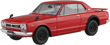 1/24 楽プラ スナップカー No.1-RE KPGC10 スカイラインHT 2000GT-R 1970 レッド アオシマ, AOS65914, by アオシマ