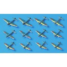 1/700 ウォーターライン 516 日本航空母艦搭載機・後期ｾｯﾄ ハセガワ, HAS95168, by ハセガワ