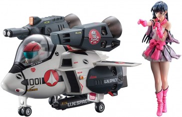 1/24 超時空要塞 マクロス リン・ミンメイ(ステージドレス) w/VF-1S ストライクバルキリー(たまごひこーき) ハセガワ, HAS58639, by ハセガワ