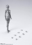 S.H.Figuarts ボディちゃん -ワイヤーフレーム- (Gray Color Ver.) バンダイ, BAN11130, by バンダイ