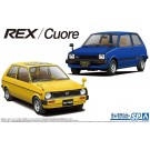 1/20 ザ・モデルカー スバル KM1 レックス / ダイハツ L55S クオーレ 1981 アオシマ, AOS57872, by アオシマ
