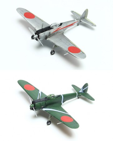 1/144 陸軍一式戦闘機 隼 I型 (2機セット) プラッツ, PLZ59274, by プラッツ
