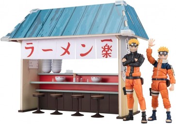 S.H.Figuarts NARUTO-ナルト- 疾風伝- 一楽ラーメンセット バンダイ, BAC64723, by バンダイ
