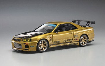 トップシークレット　R34GT-R, AOS41727, by アオシマ