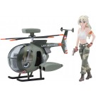 1/20 たまごヒコーキシリーズ たまごガールズ コレクション No.11ルーシー・マクドネル(アーミー)w/ヒューズ500 ハセガワ, HAS22237, by ハセガワ
