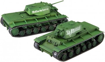 1/76 スペシャルワールドアーマーシリーズ №30 ソビエト重戦車KV-1(2両セット) フジミ, FUJ62340, by フジミ