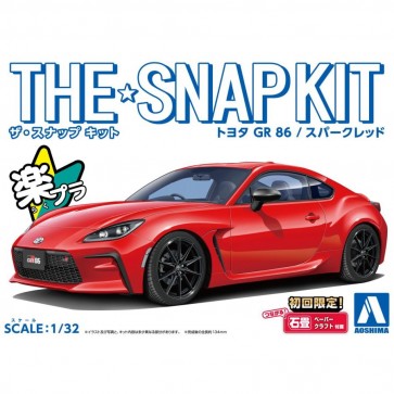 1/32 ザ・スナップキットシリーズ No.21-A トヨタ GR86 スパークレッド　アオシマ, AOS64597, by アオシマ