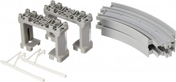 プラレール R-27 高架曲線レール タカラトミー, TAK90419, by タカラトミー