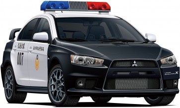 1/24 ザ・パトロールカー ミツビシ CZ4A ランサーエボリューションX パトロールカー ’07 台北市政府警察局 アオシマ, AOS62821, by アオシマ