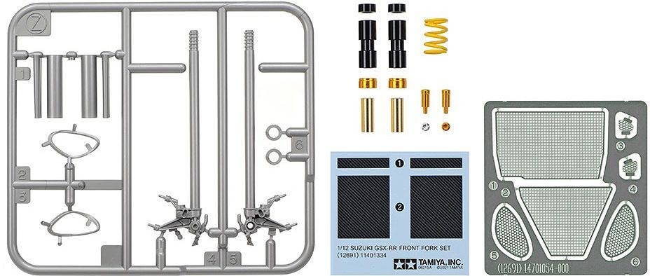 1/12 ディテールアップパーツ スズキ エクスター GSX-RR `20