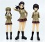 1/35 ガールズ&パンツァー 最終章: 知波単学園 フィギュアセット制服バージョン プラッツ, PLZ60300, by プラッツ