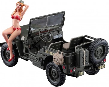 1/24 SP シリーズ 1/4トン 4x4トラック w/ブロンドガールズフィギュア ハセガワ, HAS22497, by ハセガワ