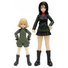 1/35 ガールズ＆パンツァー プラウダ高校フィギュアセット 雪原の戦いです！ プラッツ, PLZ32475, by プラッツ