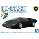 1/32 ザ・スナップキット No.20-F ランボルギーニ カウンタック LP400 (ブラック) アオシマ, AOS65389, by アオシマ