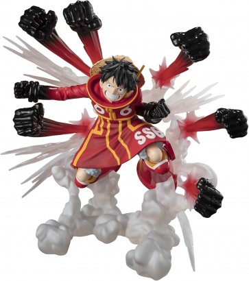 フィギュアーツZERO ONE PIECE ［超激戦］モンキー・D・ルフィ -ゴムゴムの鷹銃乱打- バンダイ, BAC75040, by バンダイ