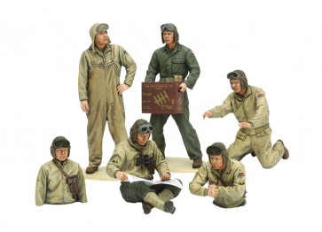 1/35 ﾐﾘﾀﾘｰﾐﾆﾁｭｱｼﾘｰｽﾞ 347 ｱﾒﾘｶ戦車兵ｾｯﾄ (ﾖｰﾛｯﾊﾟ戦線) タミヤ, TAM53477, by タミヤ