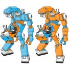 1/35 クリエイターワークスシリーズ メカトロチューブ1号 No.02 おれんじ&みずいろ ハセガワ, HAS47916, by ハセガワ