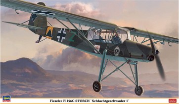 1/32 フィーゼラー Fi156C シュトルヒ "第１地上攻撃航空団" ハセガワ, HAS82502, by ハセガワ