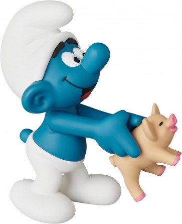 UDF THE SMURFS SERIES 3 SMURF With PIG メディコム・トイ, MED59102, by メディコム・トイ