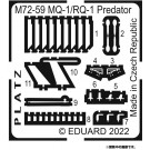 1/72 MQ-1/RQ-1プレデター用エッチングパーツ プラッツ, PLZ88328, by プラッツ