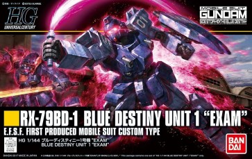 1/144 ＨＧＵＣ　ブルーディスティニー１号機“ＥＸＡＭ” バンダイ, BAN67402, by バンダイ