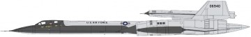 1/72 SR-71 ブラックバード (A型) w/GTD-21B ハセガワ, HAS23956, by ハセガワ
