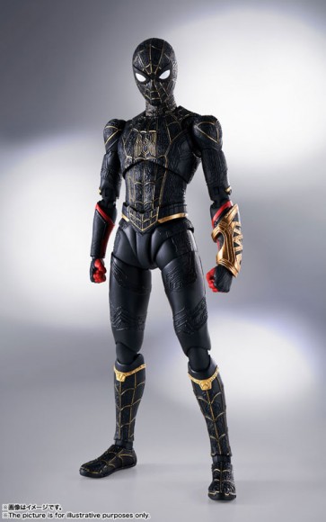 S.H.Figuarts スパイダーマン ［ブラック＆ゴールドスーツ］ (スパイダーマン：ノー・ウェイ・ホーム） バンダイ, BAC20927, by バンダイ