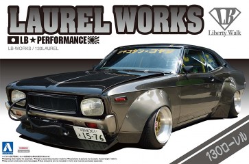 1/24 リバティーウォーク 5 ニッサン 130ローレル アオシマ, AOS11485, by アオシマ