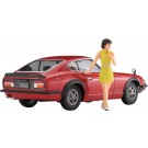 1/24 ニッサン フェアレディ 240ZG w/70's ガールズフィギュア (仮称) ハセガワ, HAS23395, by ハセガワ