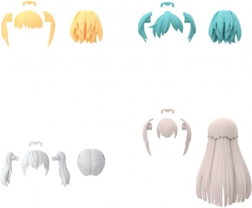30MS オプションヘアスタイルパーツVol.5 全4種 バンダイ, BAN37802, by バンダイ