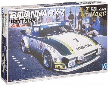 1/24 ザ・ベストカーヴィンテージシリーズ No.62 マツダ サバンナRX-7 デイトナ24時間 アオシマ, AOS47453, by アオシマ