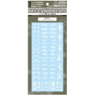 ヘックス迷彩用デカール2 ホワイト(1枚入) HiQParts, HQPHEXC2-WHI, by いいえ
