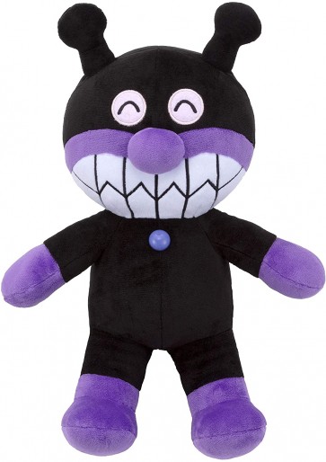 アンパンマン ふわりんスマイルぬいぐるみ ぎゅっと M ばいきんまん セガトイズ, SEG03697, by セガトイズ