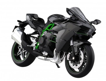 スカイネット 1/12 完成品バイク Kawasaki Ninja H2 アオシマ, AOS04569, by アオシマ