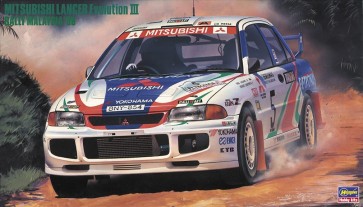 1/24 三菱 ランサー GSR エボリューションIII“ラリー マレーシア ’96” ハセガワ, HAS05376, by ハセガワ
