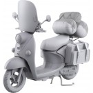 1/12 ザ・バイク No.YU-01 ゆるキャン△ SEASON3 志摩リンのスクーター アオシマ, AOS66096, by アオシマ