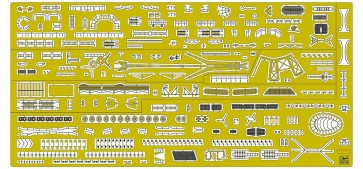1/350軽巡 阿賀野型 ﾃﾞｨﾃｰﾙｱｯﾌﾟ ｴｯﾁﾝｸﾞﾊﾟｰﾂ ﾍﾞｰｼｯｸB, HASQG38, by ハセガワ