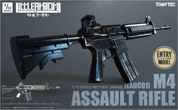 1/12 リトルアーモリー [LABC01] M4アサルトライフル トミーテック, TMT20968, by トミーテック