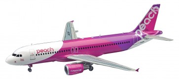 1/200 ﾋﾟｰﾁｱｳﾞｨｴｰｼｮﾝ ｴｱﾊﾞｽ A320 ハセガワ, HAS07410, by ハセガワ