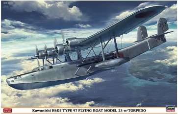 1/72 川西 H6K5 九七式大型飛行艇 23型“魚雷搭載機” ハセガワ, HAS21631, by ハセガワ