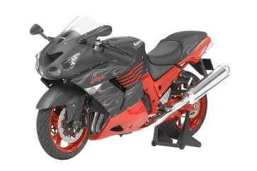 1/12 マスターワークコレクション カワサキ ZX-14 メタリックフラットスパークブラック 完成品 タミヤ, TAM10855, by タミヤ