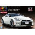1/24 プリペイントモデル NISSAN GT-R (R35) 2014年モデル (ブリリアントホワイトパール) アオシマ, AOS11348, by アオシマ