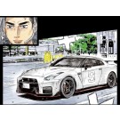 1/24 MFゴースト No.2 相葉 瞬 R35 NISSAN GT-R NISMO 第1巻 小田原パイクスピーク仕様 アオシマ, AOS67857, by アオシマ