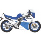 1/12 スズキ GSX-R750 (H) (GR71G) ブルー / ホワイトカラー ハセガワ, HAS17461, by ハセガワ